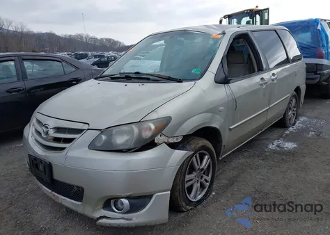 2004 Mazda Mpv Lx z USA, uszkodzony, nr VIN JM3LW28A840517872